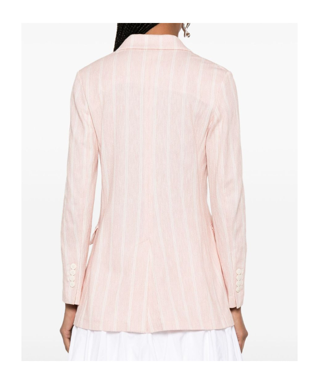 Shop Circolo 1901 Double-breasted Blazer In Pink