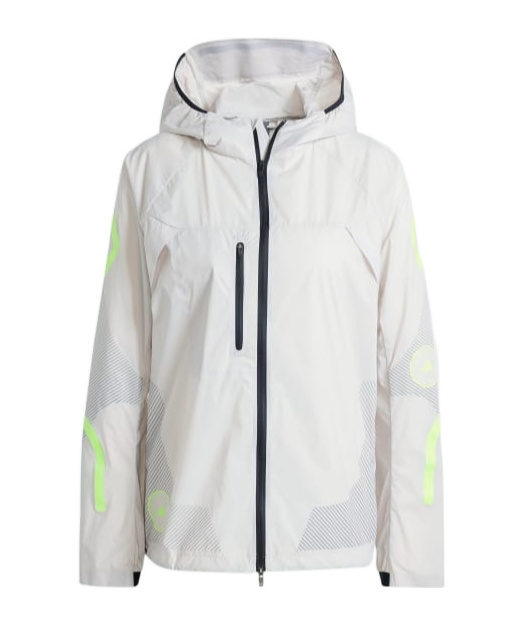 Adidas By Stella Mccartney Long-sleeved Casual Jacket In White