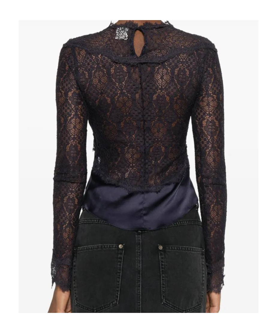 Isabel Marant Long Sleeve Shirt In Black