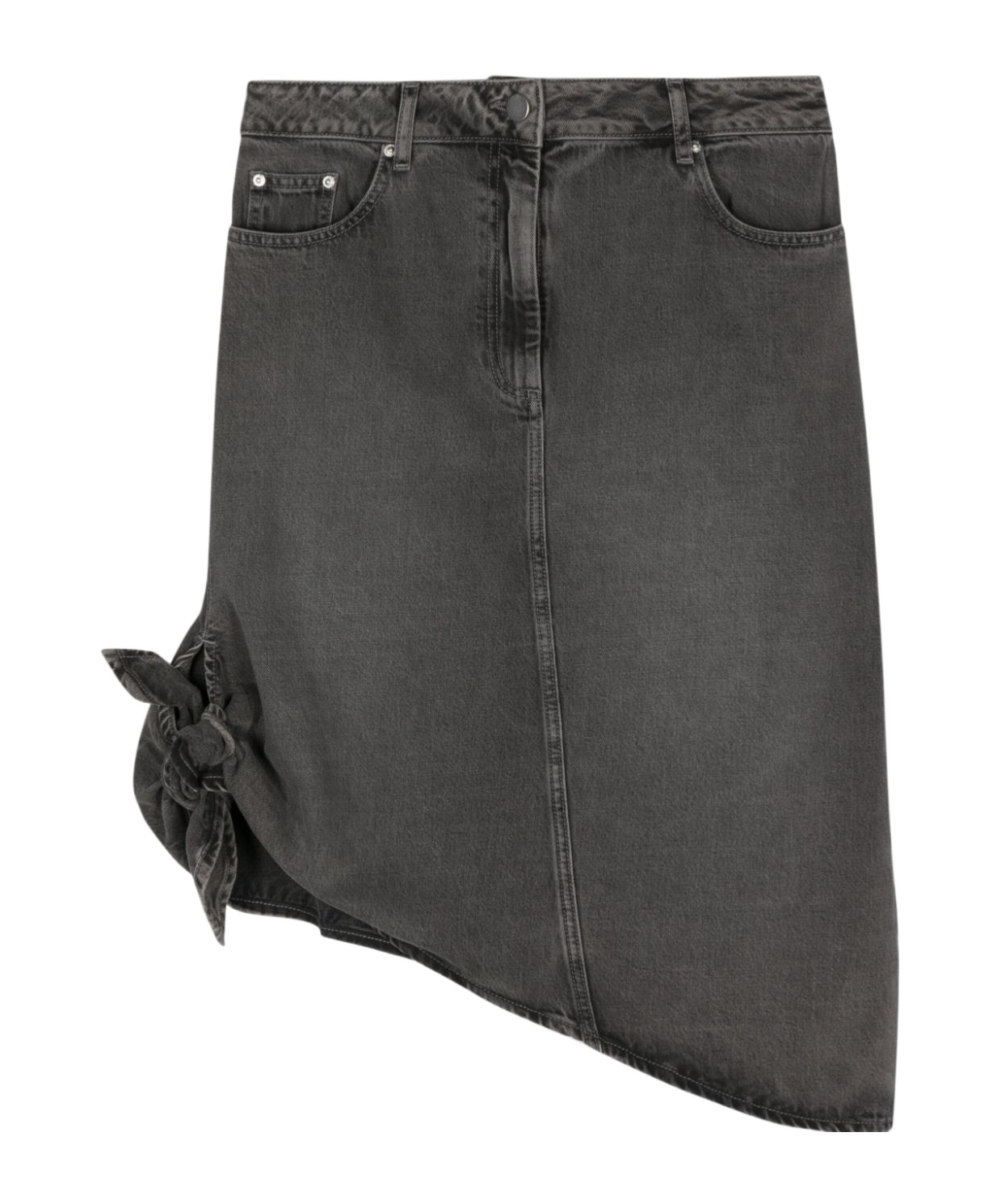 Remain Birger Christensen Drapy Denim Skirt
