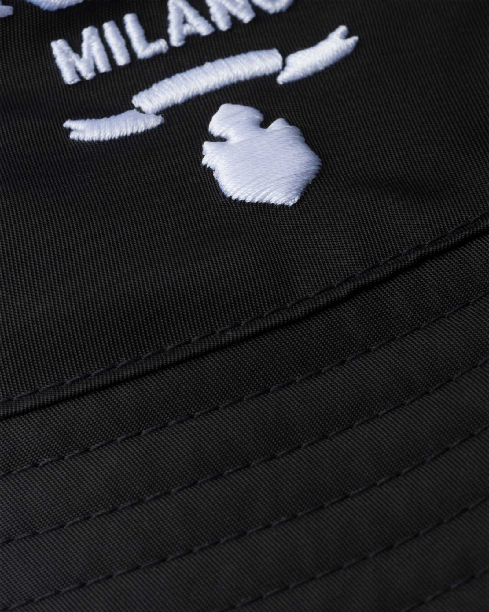 Prada Womens Black Re-nylon Recycled-polyamide Bucket Hat In Black