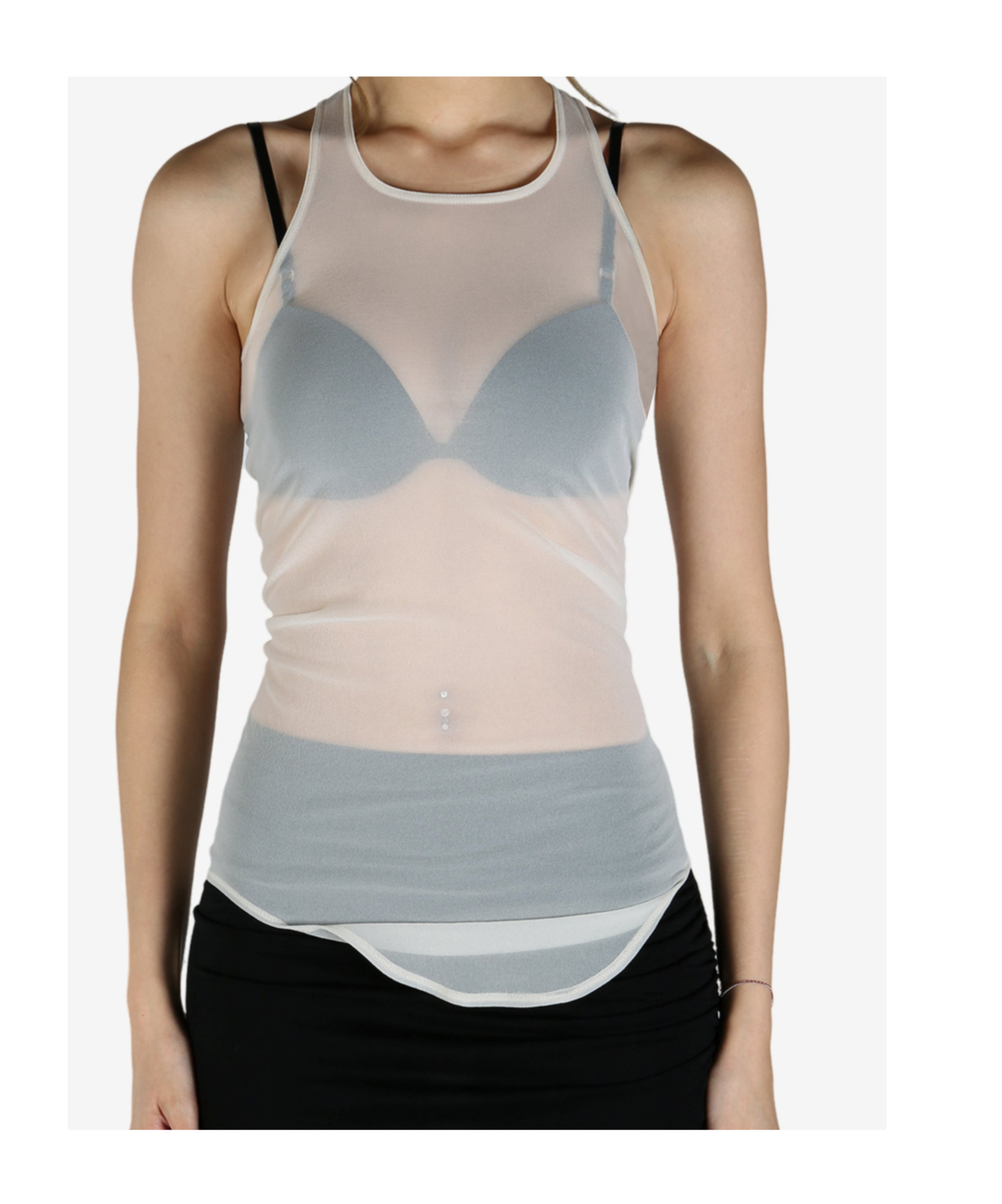 Rick Owens Transparent Tank Top