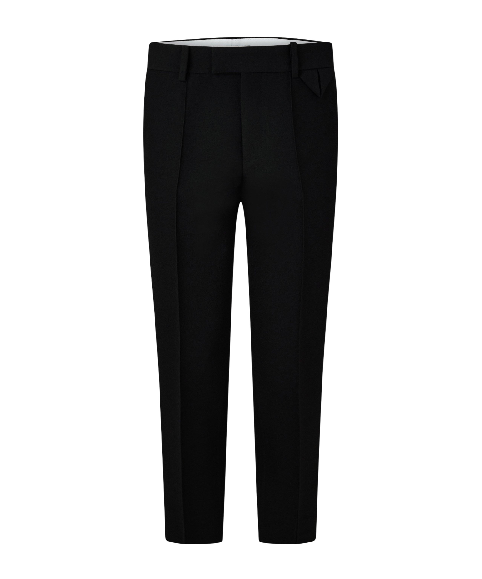 Bottega Veneta Minimalist Straightleg Trousers In Black