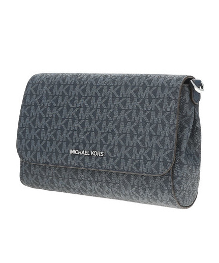 Michael Kors Logo Cross-body Bag In Black