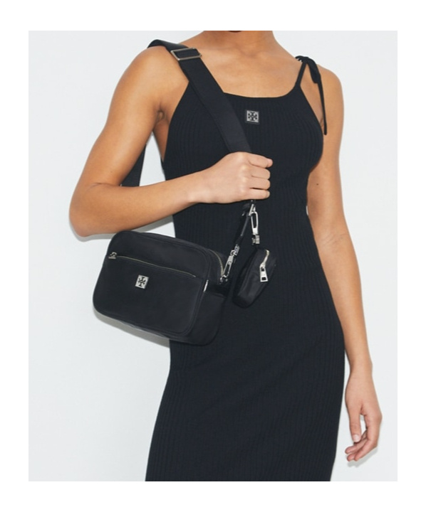 Tory Burch Shoulder Bag With Adjustable Strap And Front Pocket