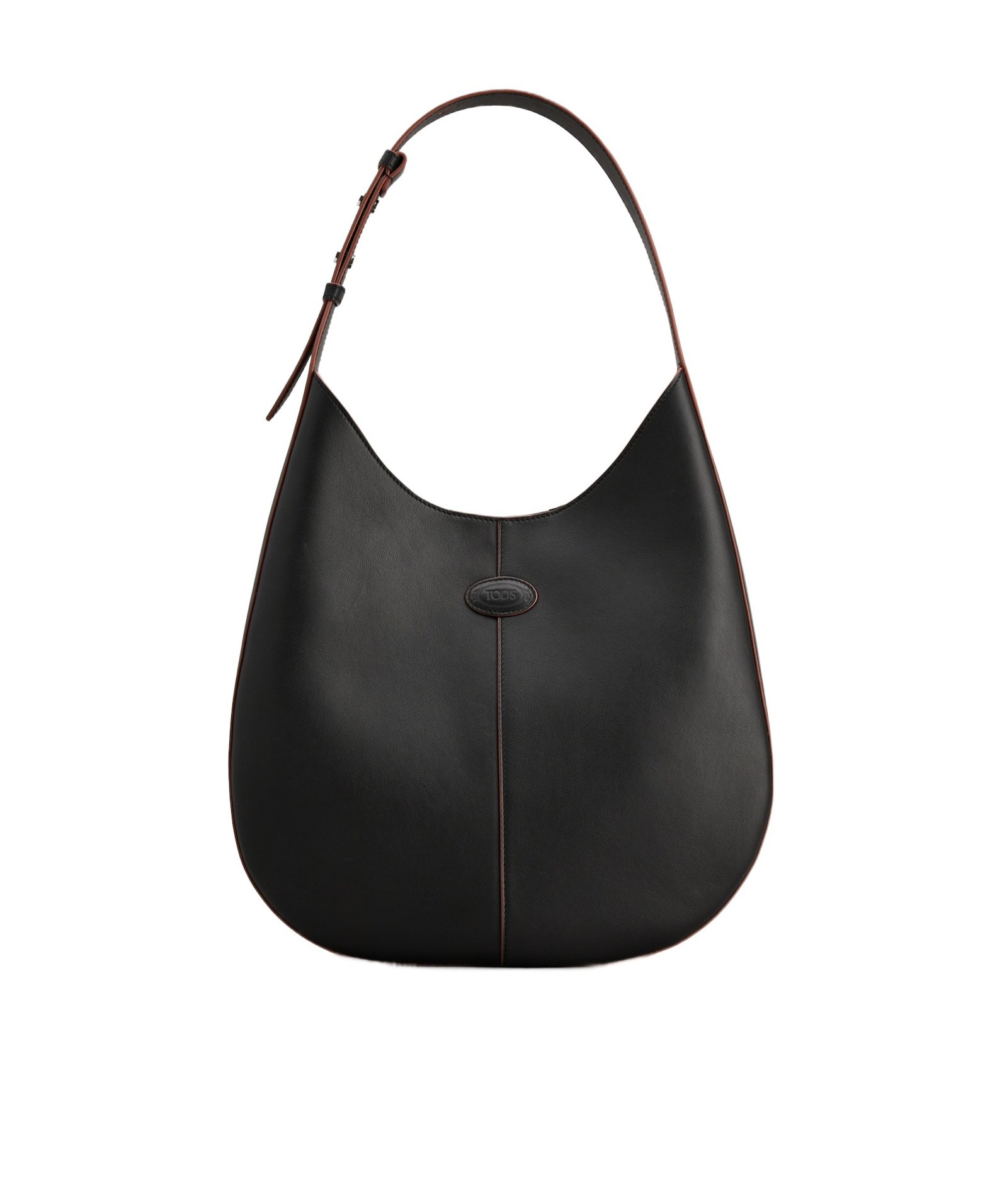 Tod's Hobo Bag Small Leather Shoulder Bag In Black