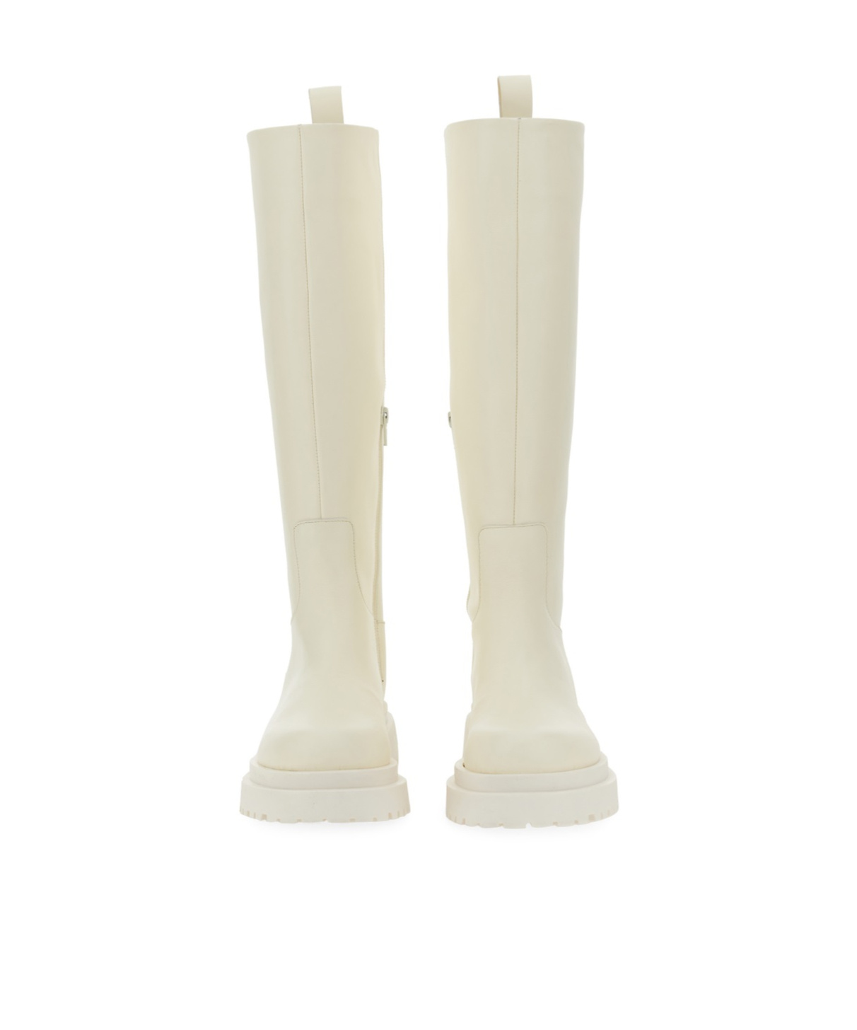 Liu •jo Zippered Boots In Nude