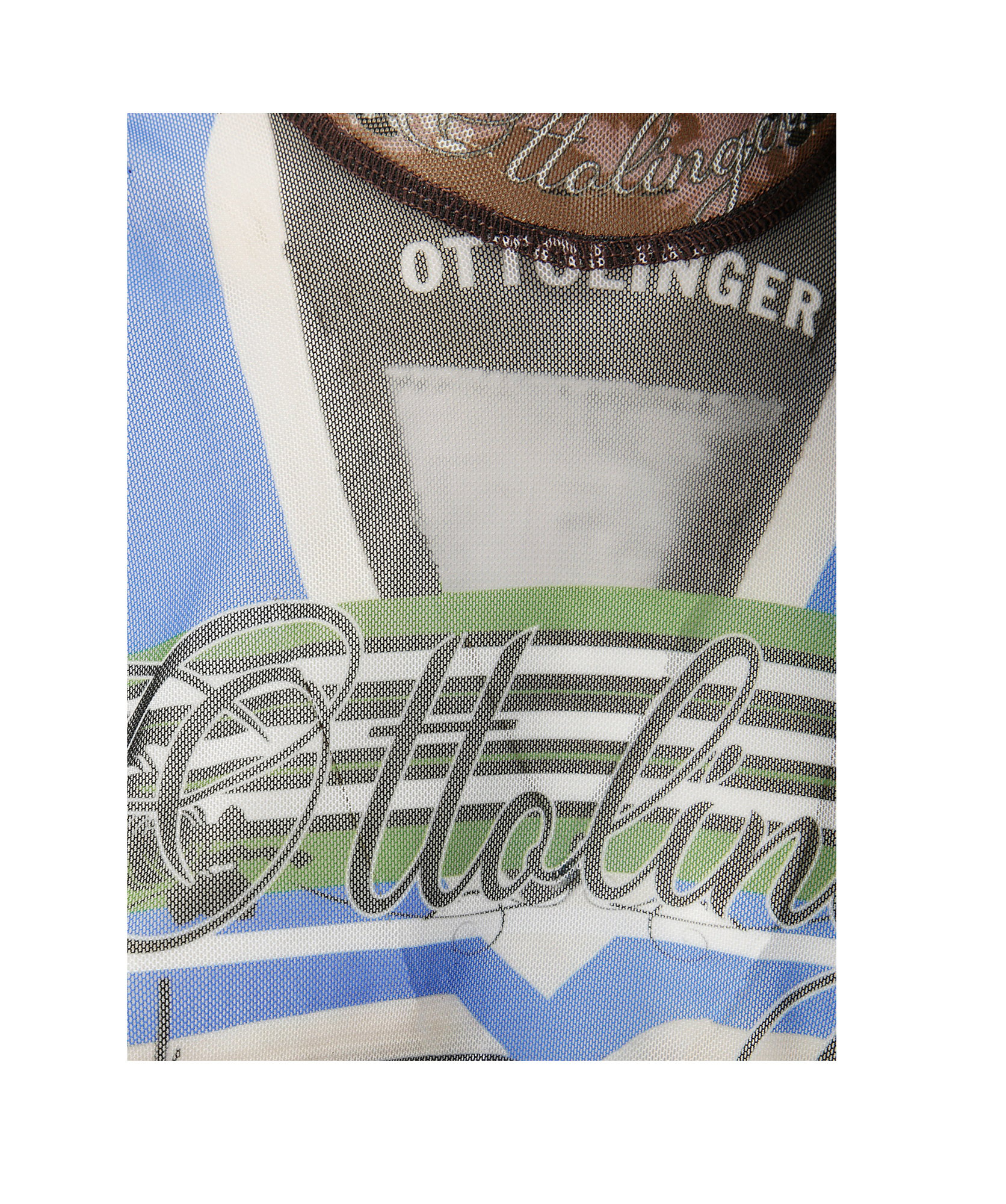 Ottolinger Multicolor Mesh T-shirt In Multicolor