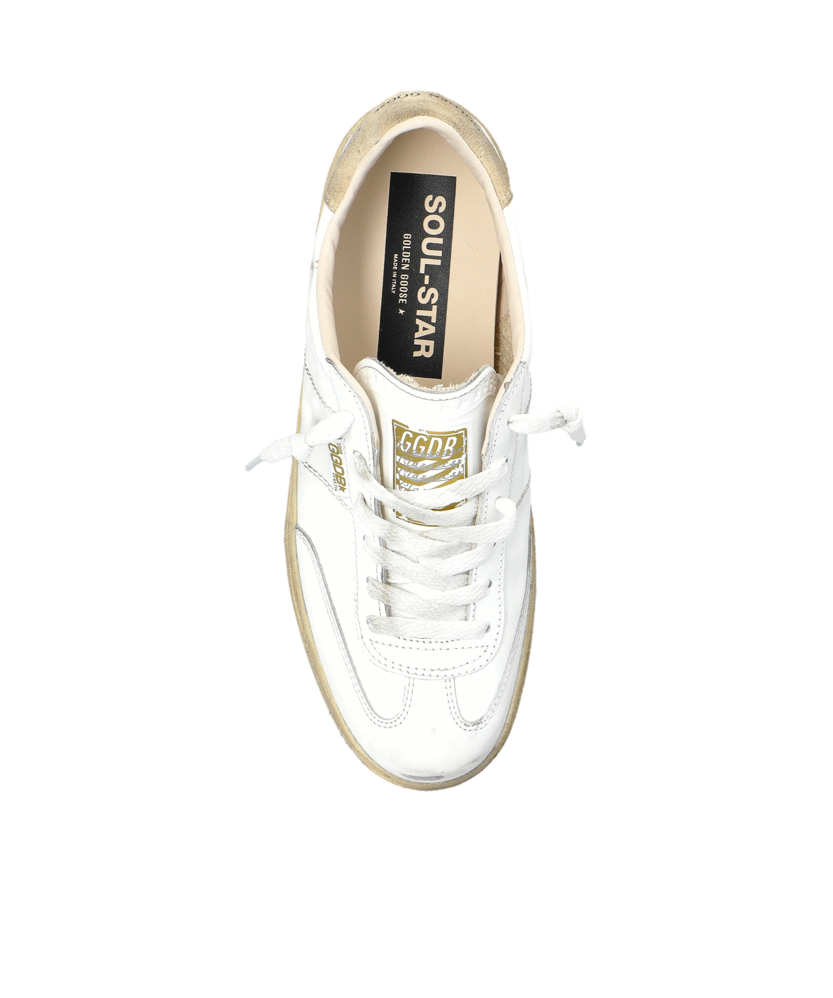 Golden Goose Lace-up Low-cut Casual Shoes In White
