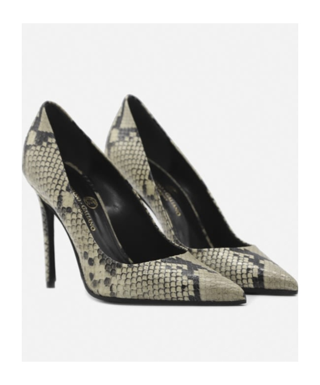 Giuliano Galiano Pointed High Heels In Gray
