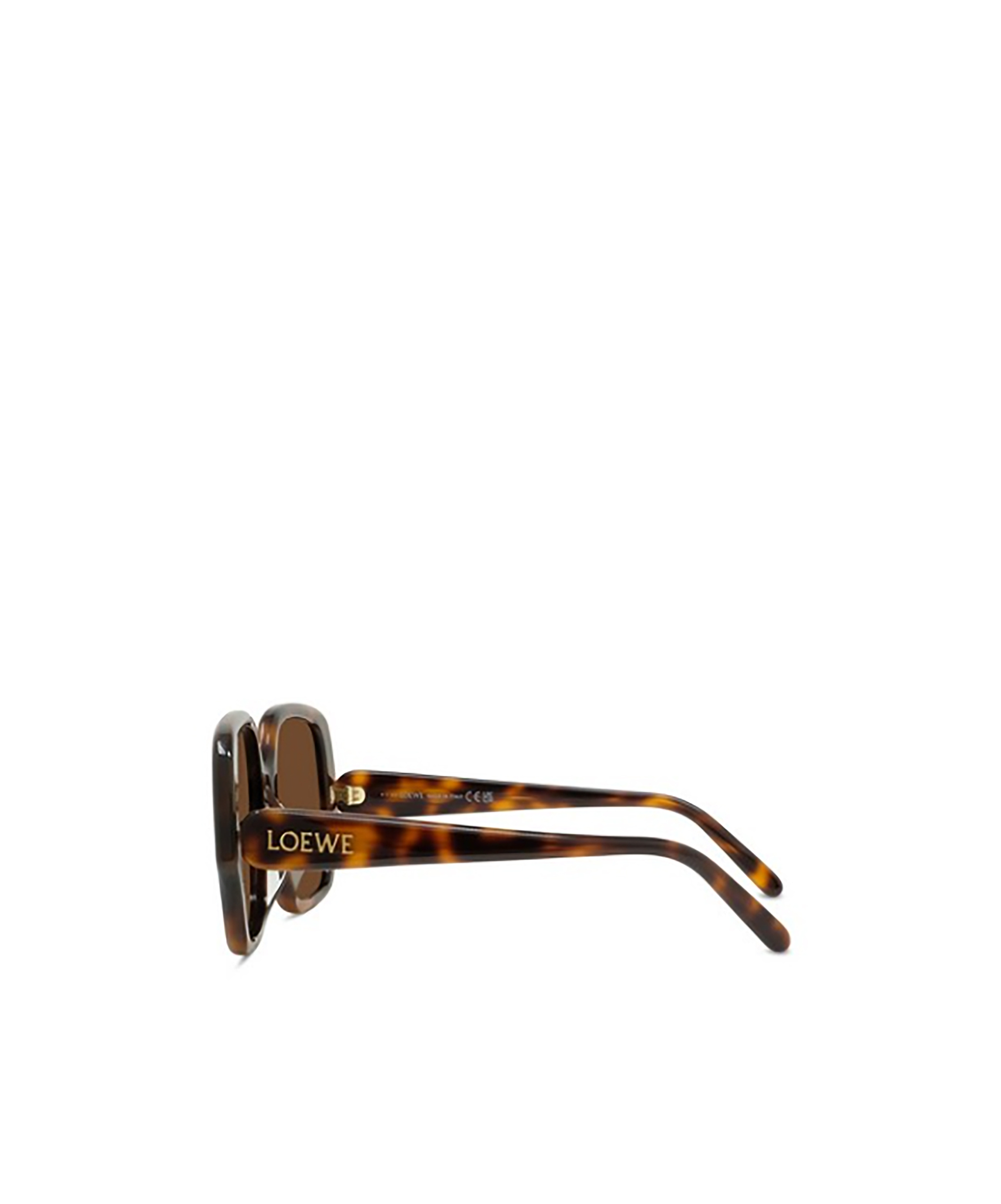 Loewe Logo Square Sunglasses In Green