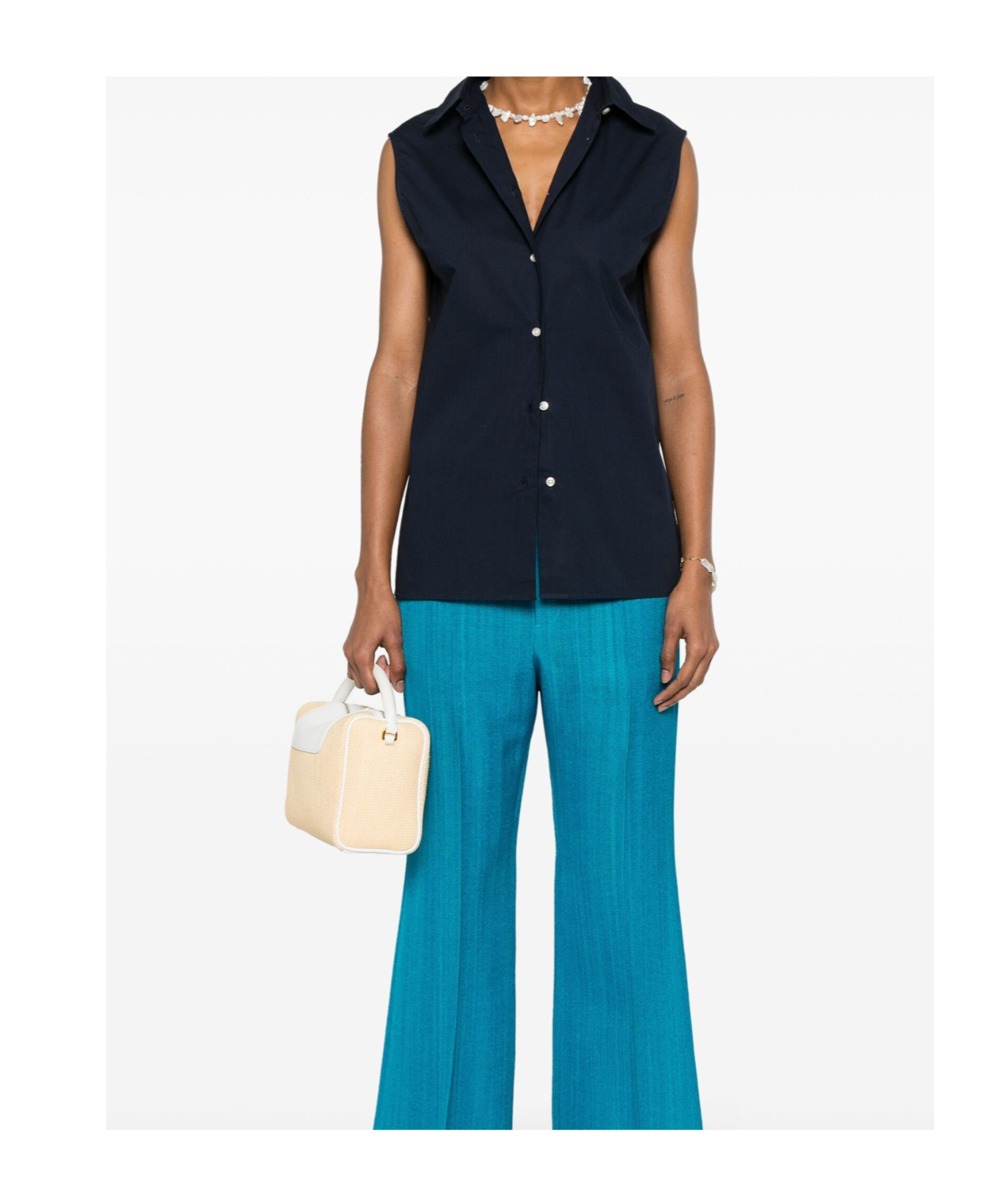 Officine Generale Poplin Organic-cotton Shirt