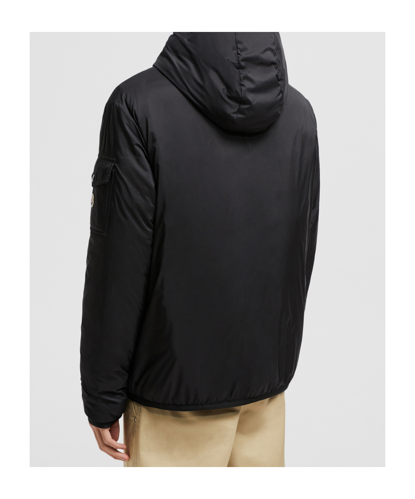 Moncler Monteynard Nylon Down Jacket In Black