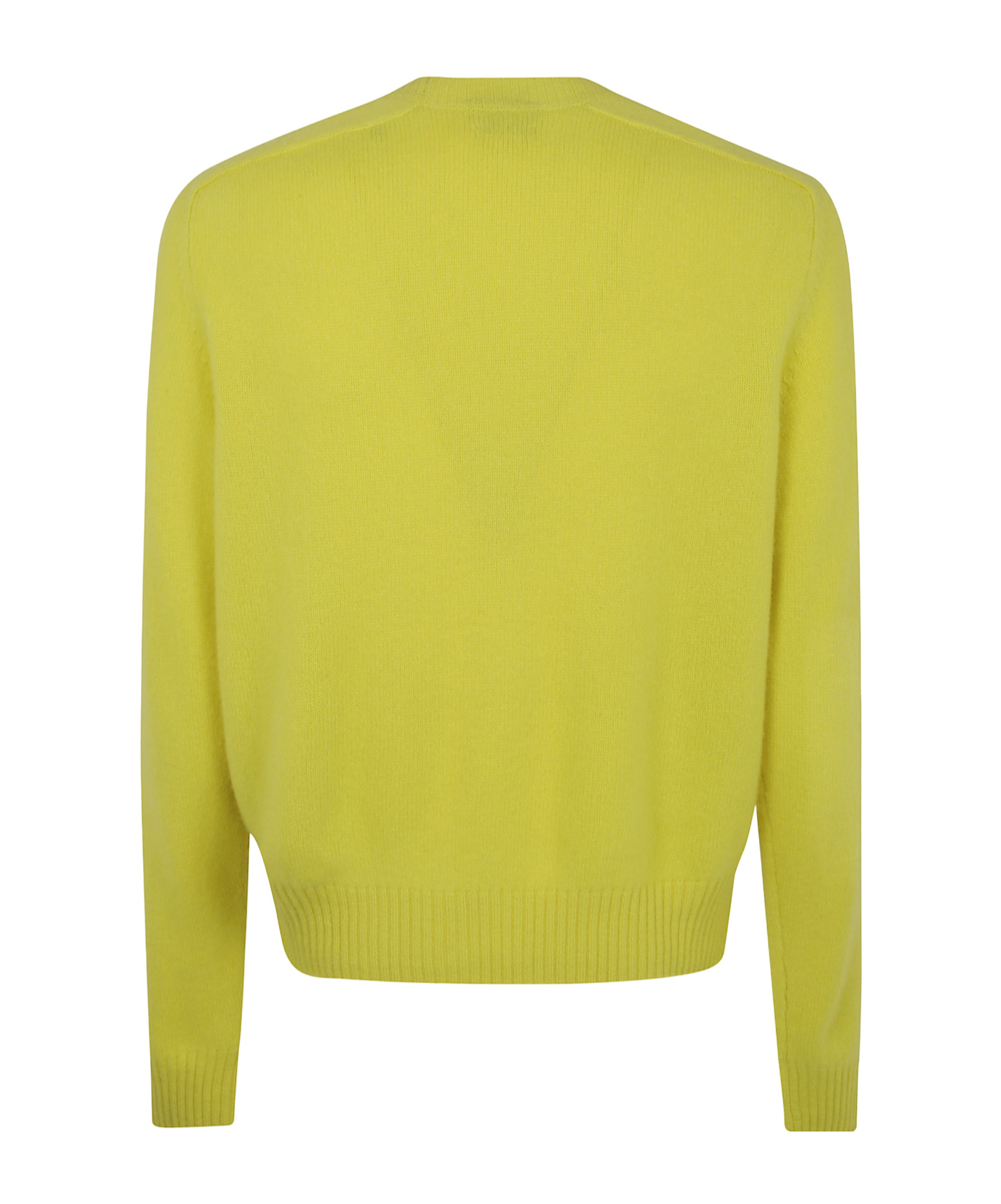 Tom Ford Cashmere Long Sleeve Crew Sweater In Green