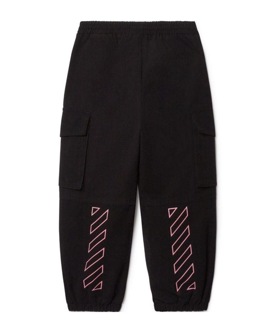 Off-white Off Stamp Plain Sweatpant In Black