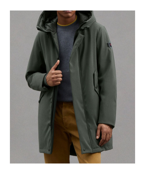 Peuterey Three-layer Sturdy Fabric Parka In Black