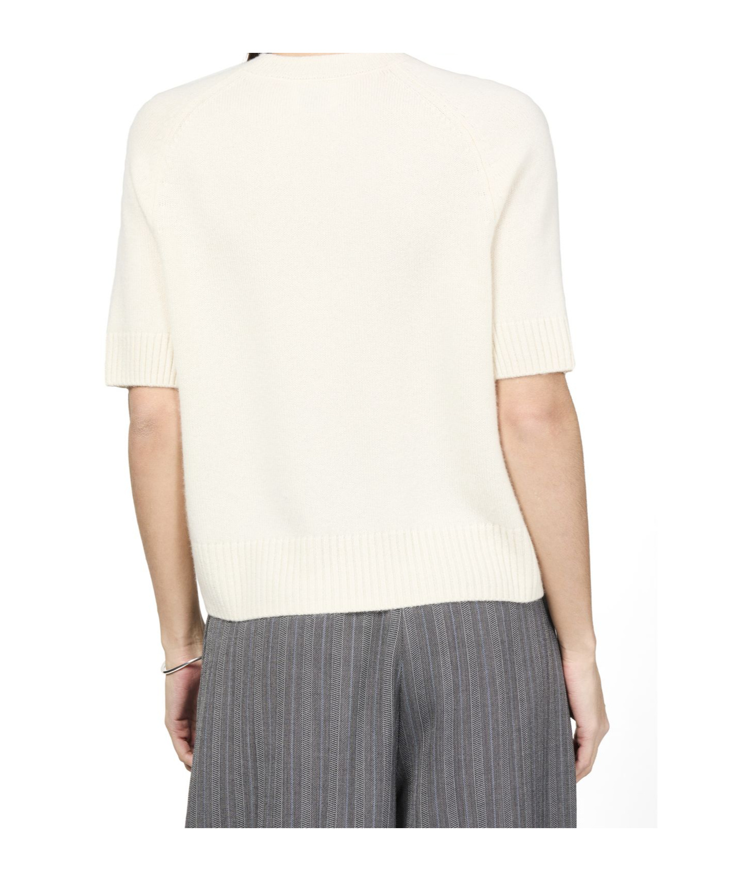 ANINE BING SHORT-SLEEVED SWEATER