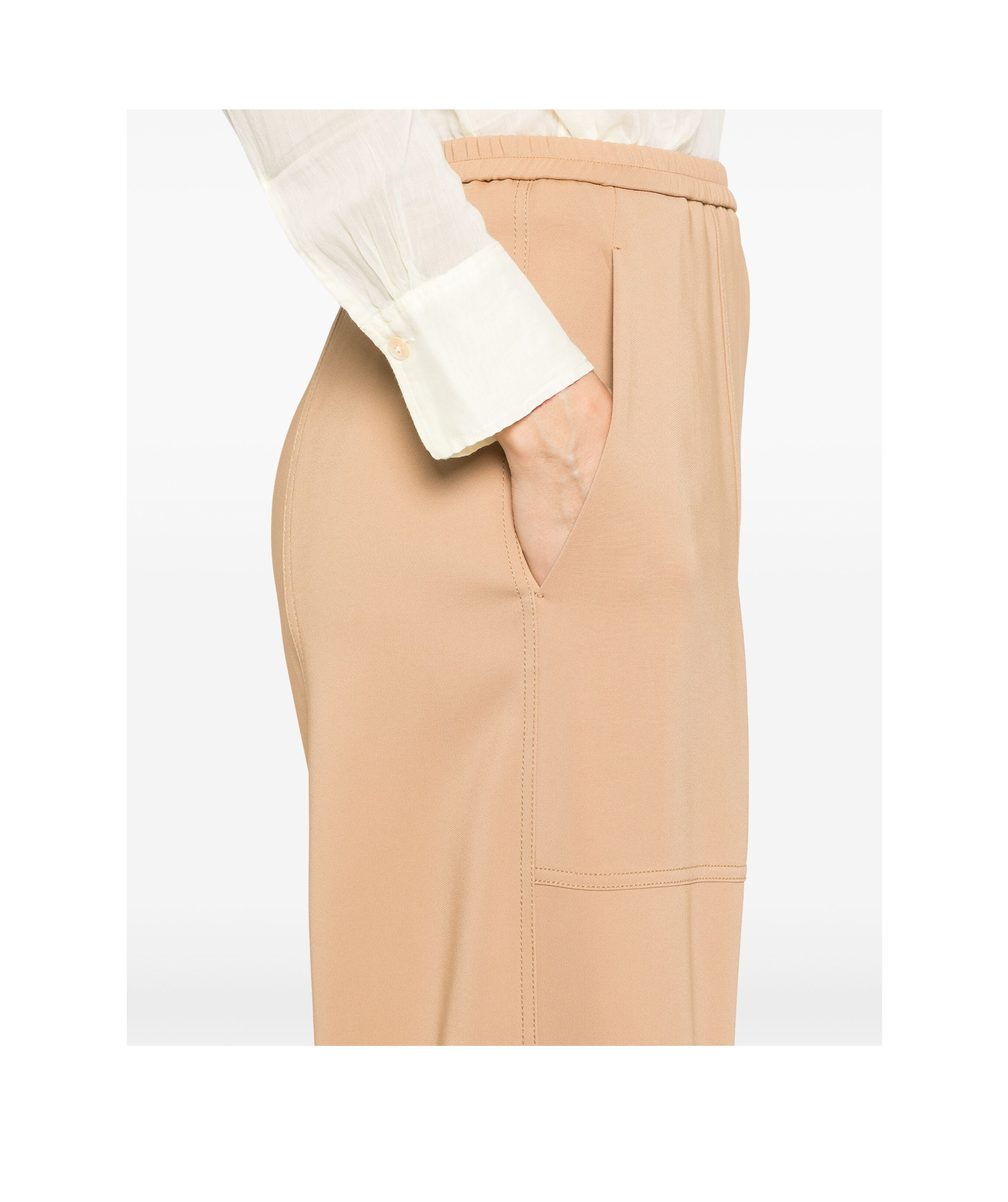 Forte Forte Tapered-leg Trousers In Nude