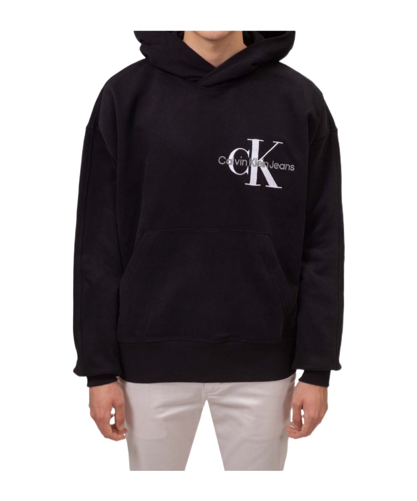Shop Calvin Klein Jeans Est.1978 Long-sleeved Sweater In Black