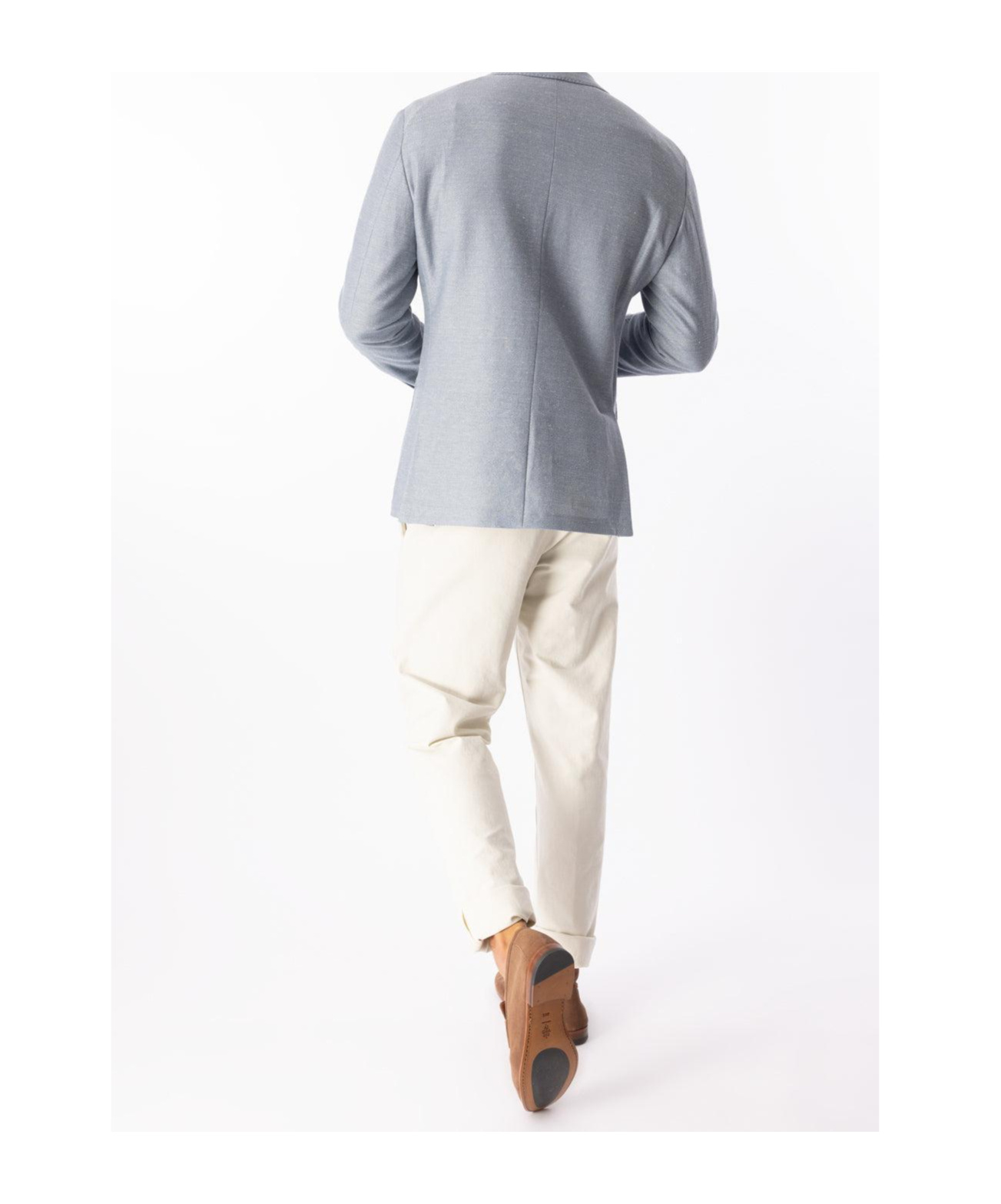 Eleventy Single-breasted Blazer In Blue