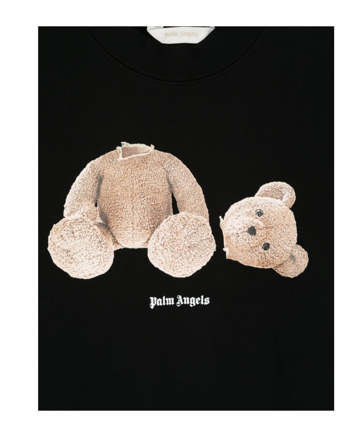Palm Angels Long-sleeved Sweater In Black