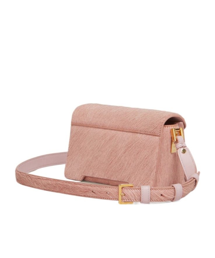 Marni Trunkaroo Mini Shoulder Bag In Pinkgummy