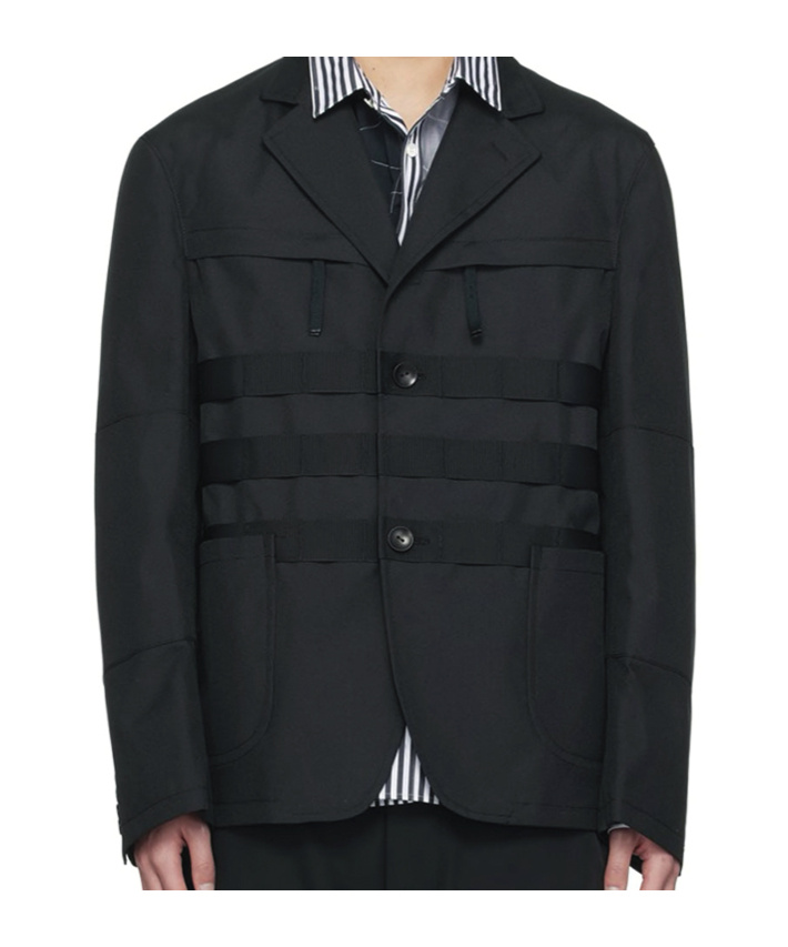 Junya Watanabe Single-breasted Blazer In Black