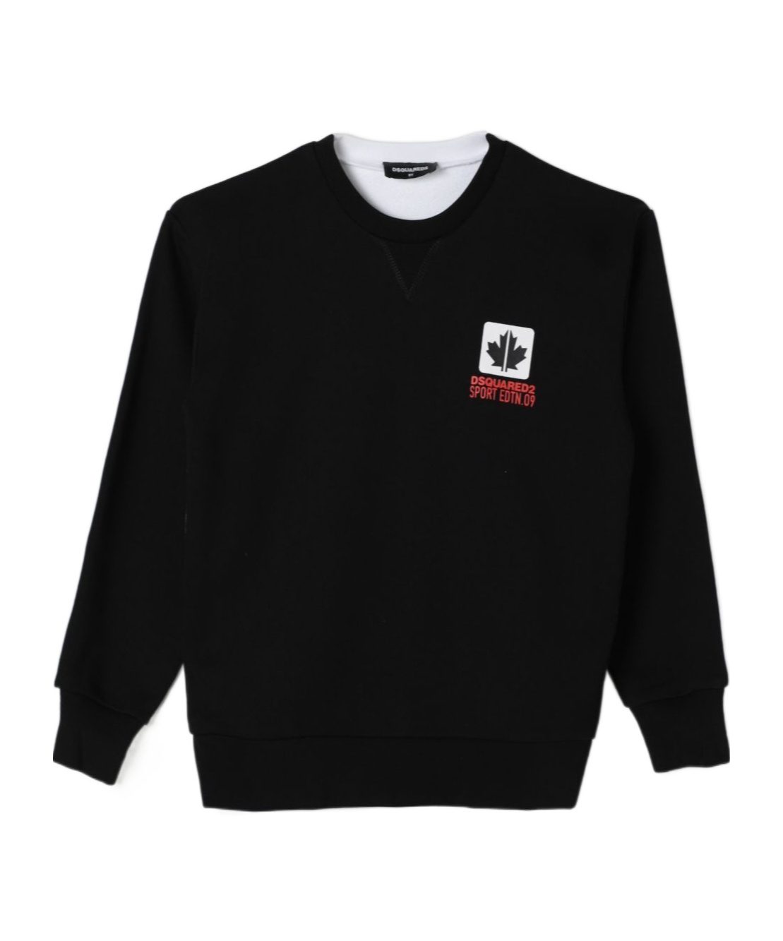 Dsquared2 Logo-print Cotton Sweatshirt In Black