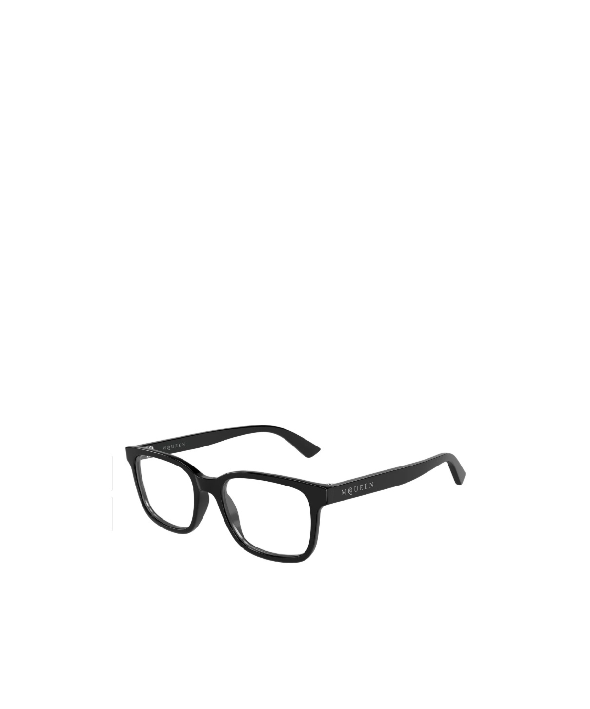 Alexander Mcqueen Geometric Frame Plain Mirror In Black