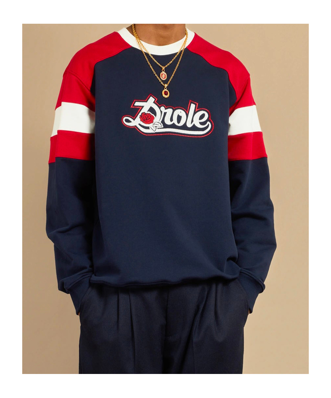 Drôle De Monsieur Long-sleeved Sweatshirt In Multi