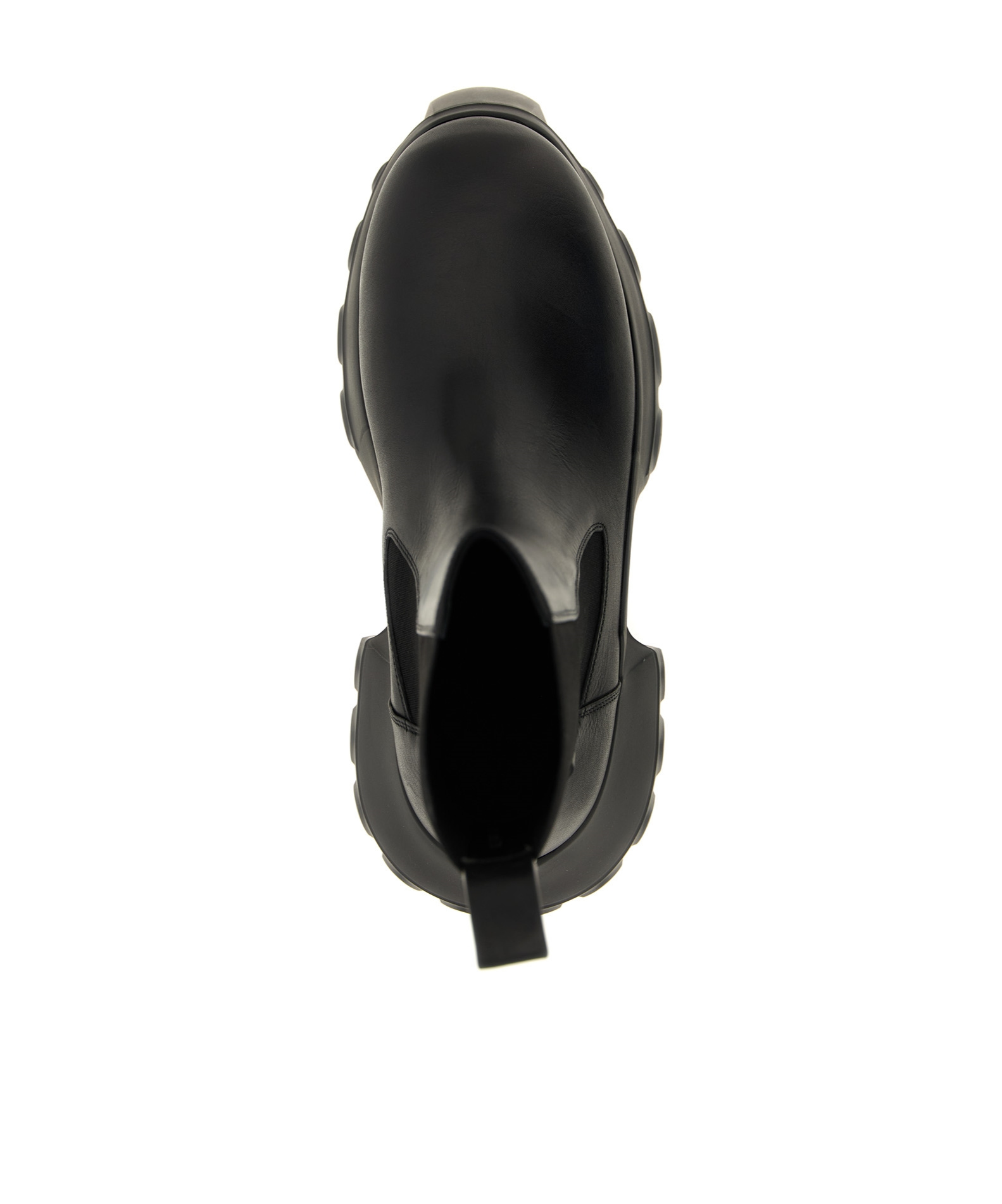 Rick Owens Beatle Mega Tractor Platform Boots In Black