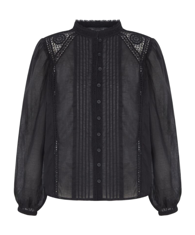 Isabel Marant Étoile Long Sleeve Shirt In Black