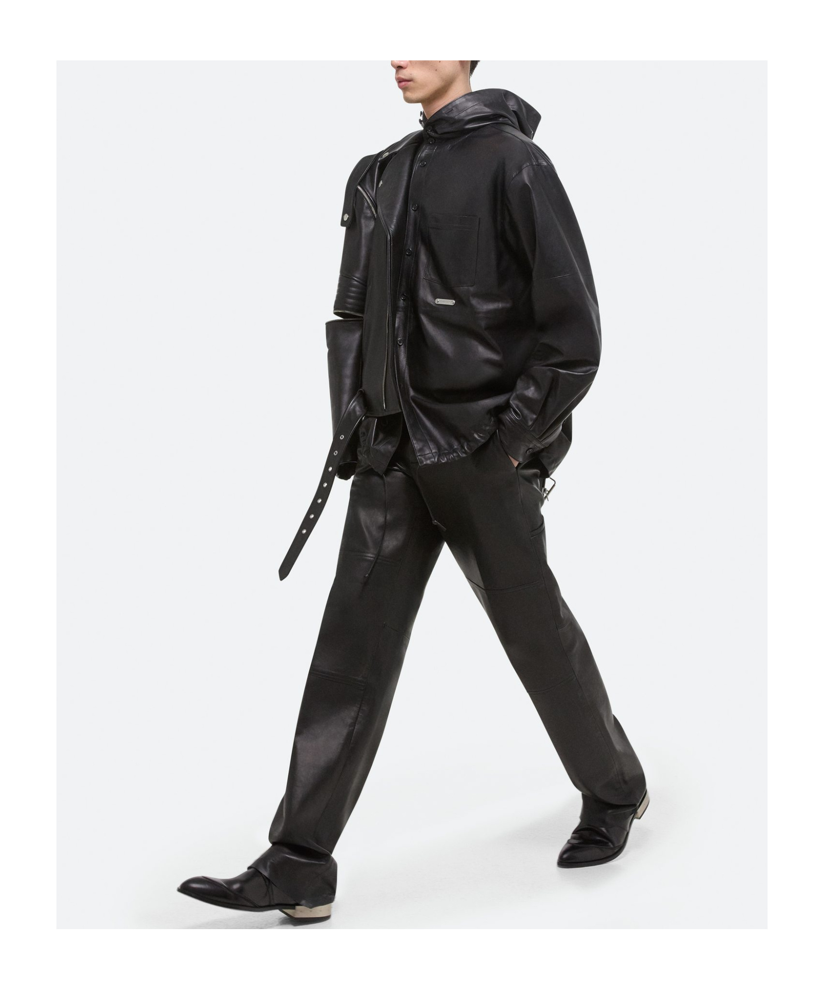 Helmut Lang Oversized Hooded Shirt