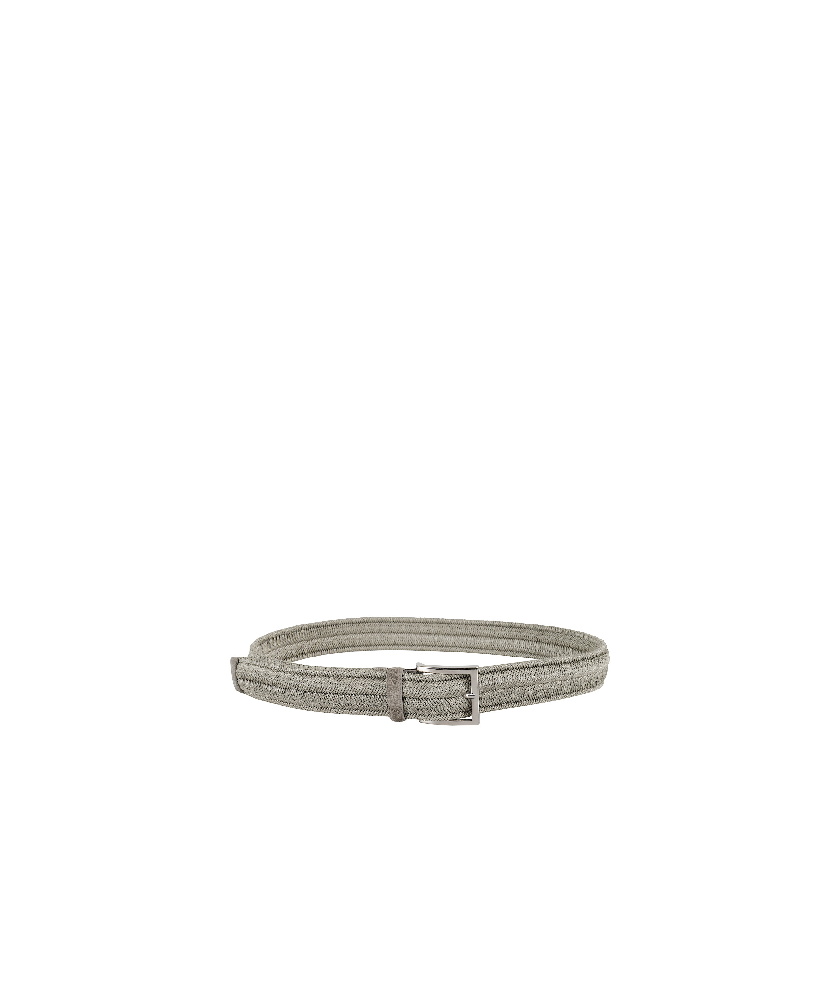 Orciani Cintura In Pelle In Perla