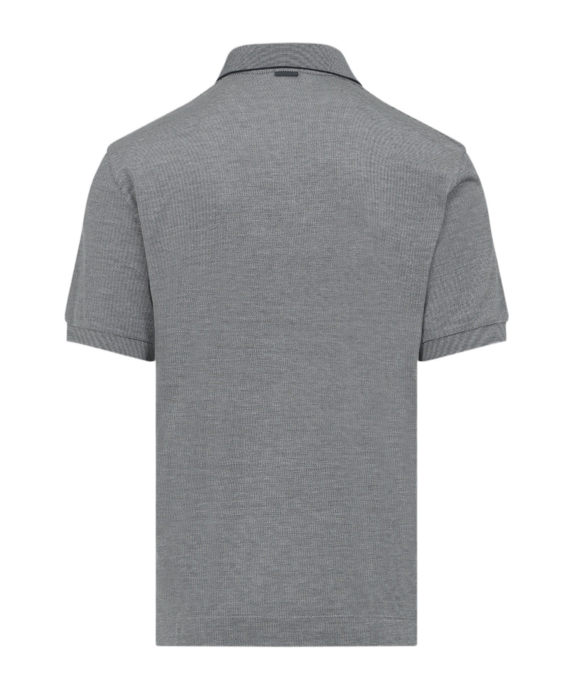 Shop Zegna Short-sleeved Polo Shirt In Gray