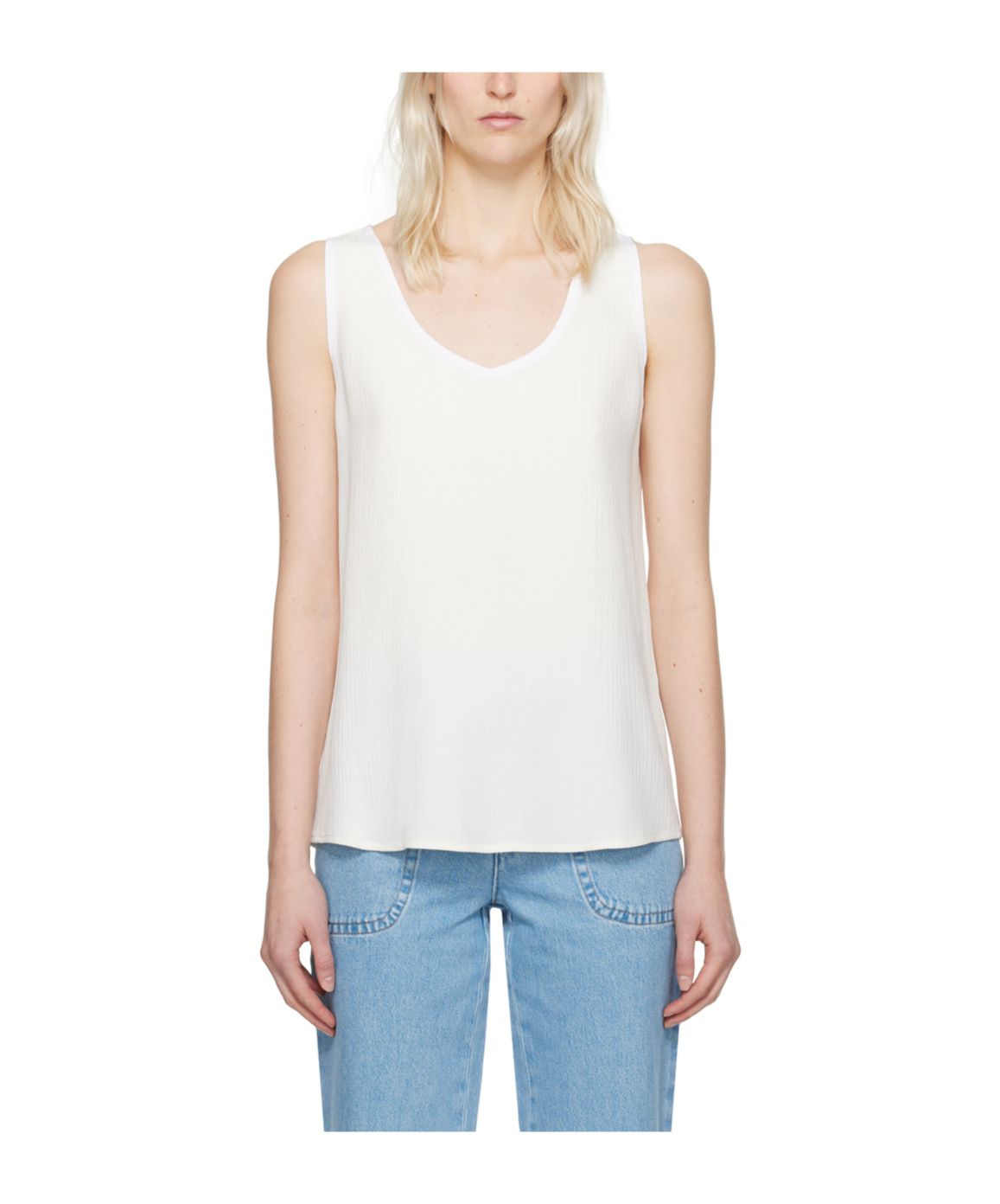Apc Off-white Lucy Tank Top In White