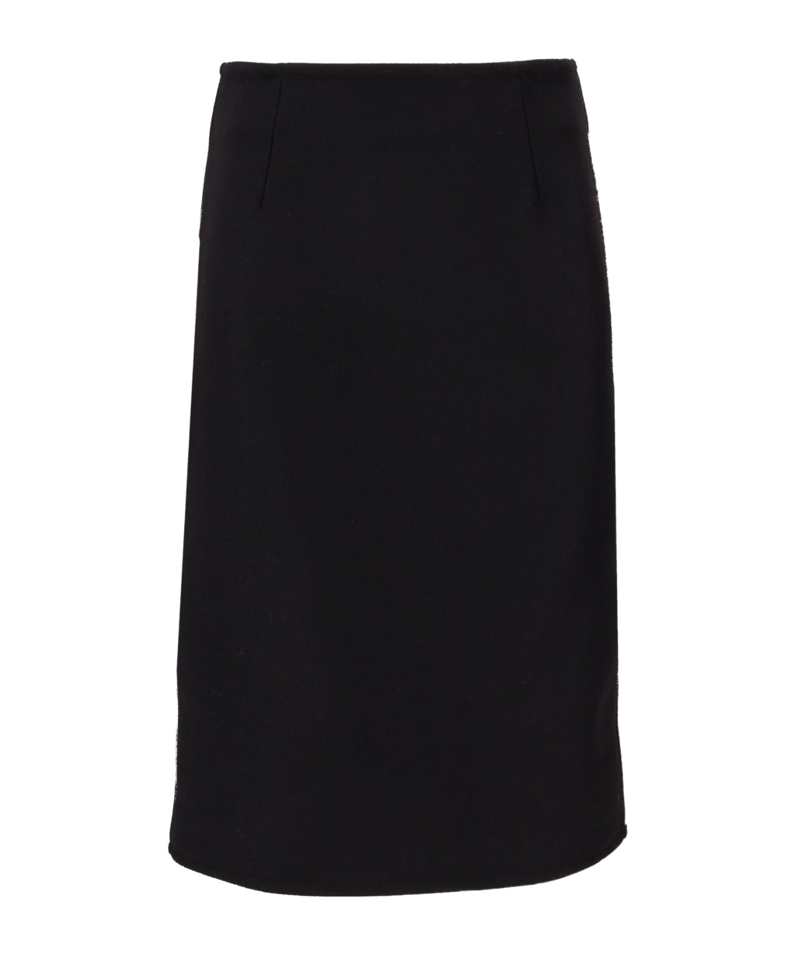 Dsquared2 Fitted Waist Pencil Midi Skirt In Black