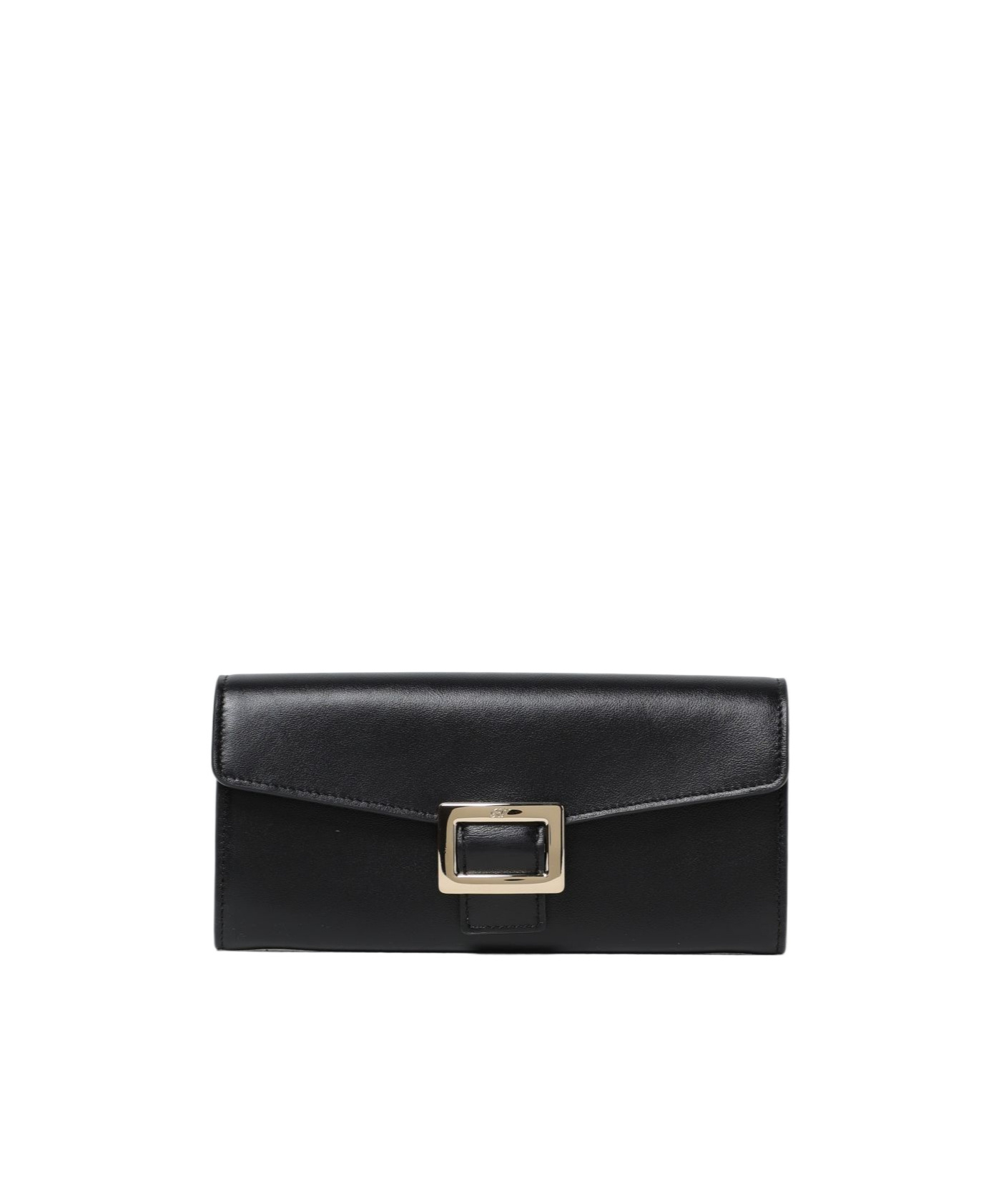 Roger Vivier Flip Wallet In Black