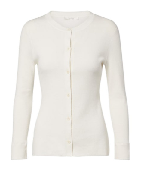 The Row Knitted Cardigan In White