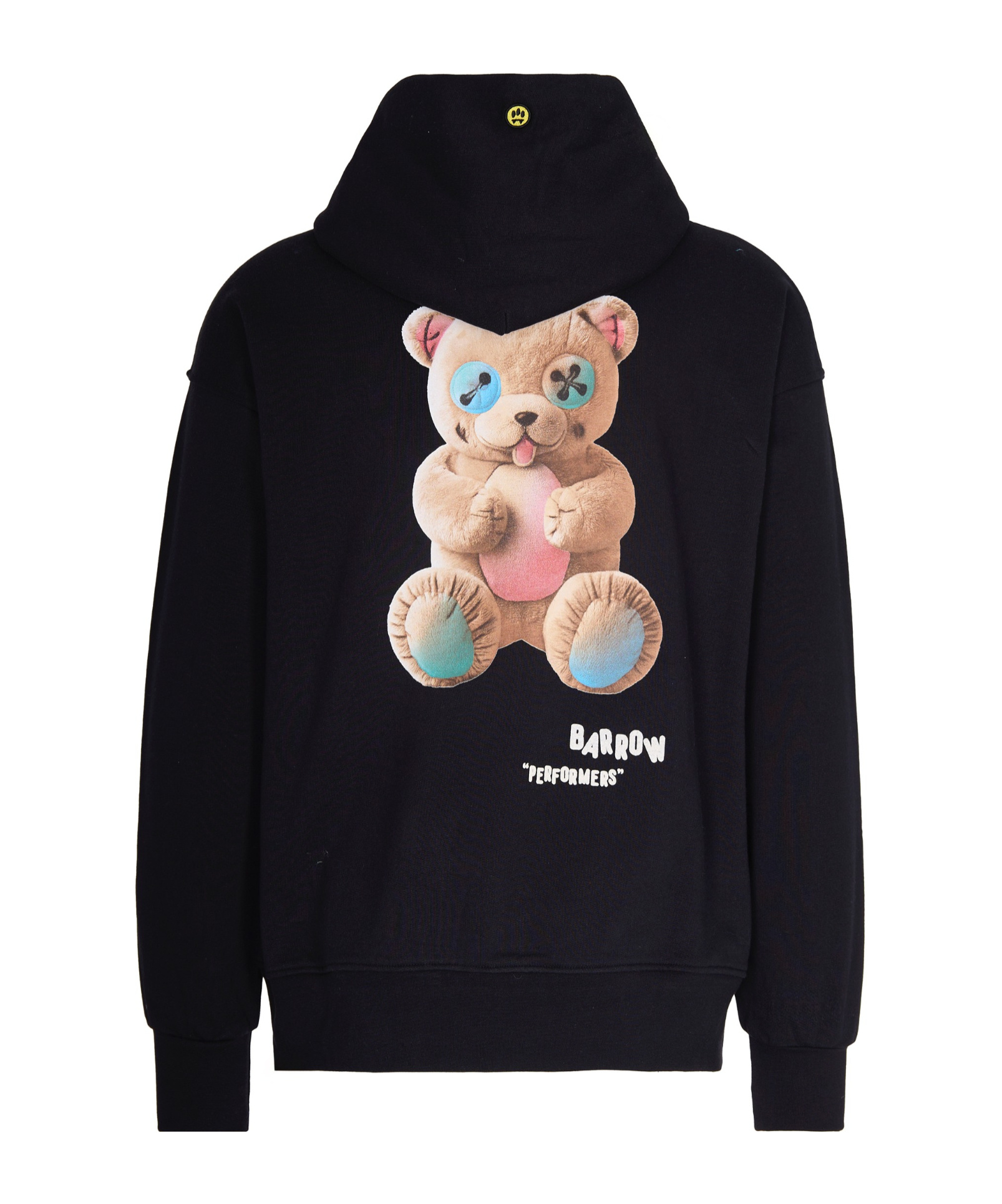 Barrow Logo Printed Hoodie In Black