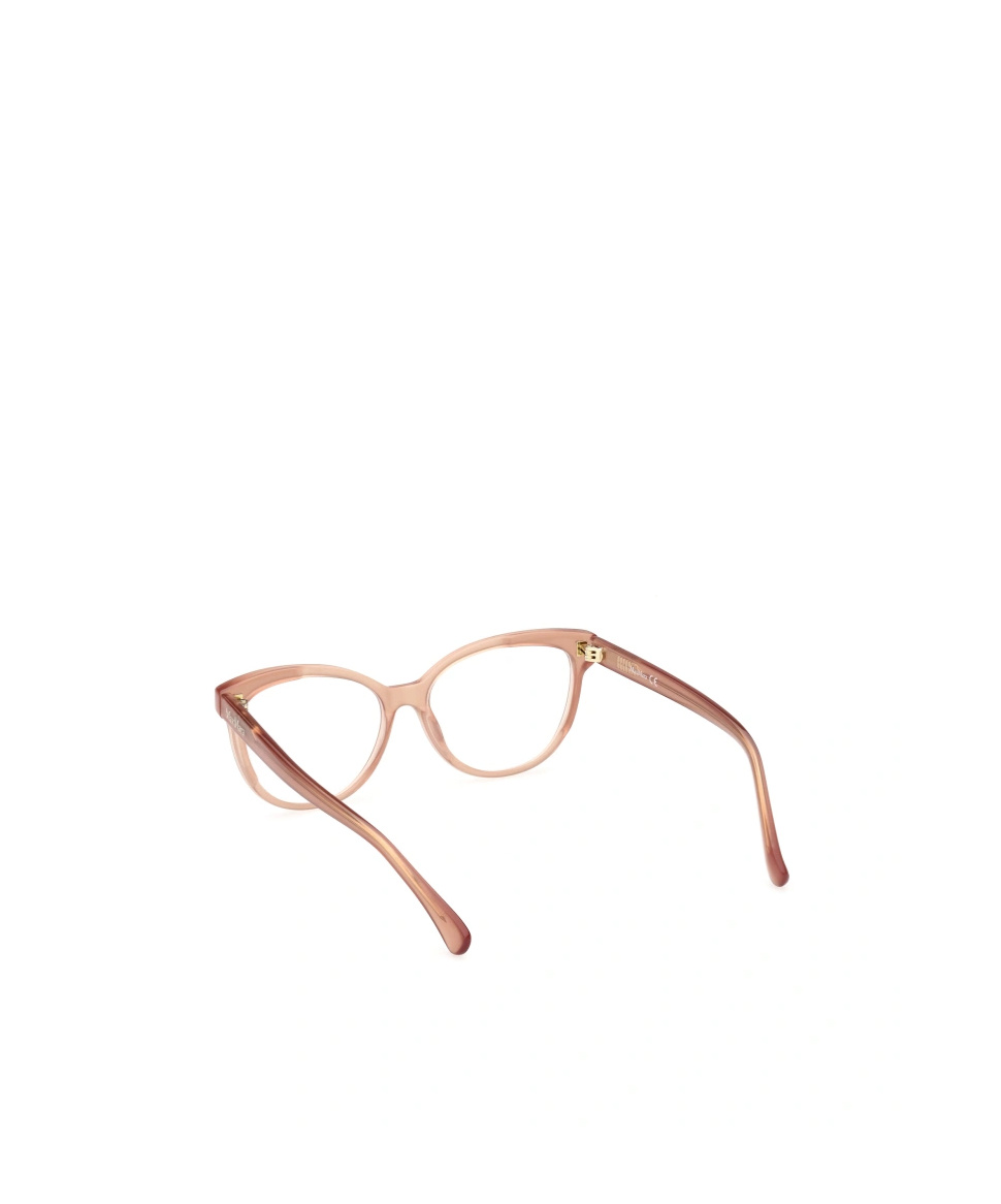 Max Mara Logo Flat Mirror In Nude