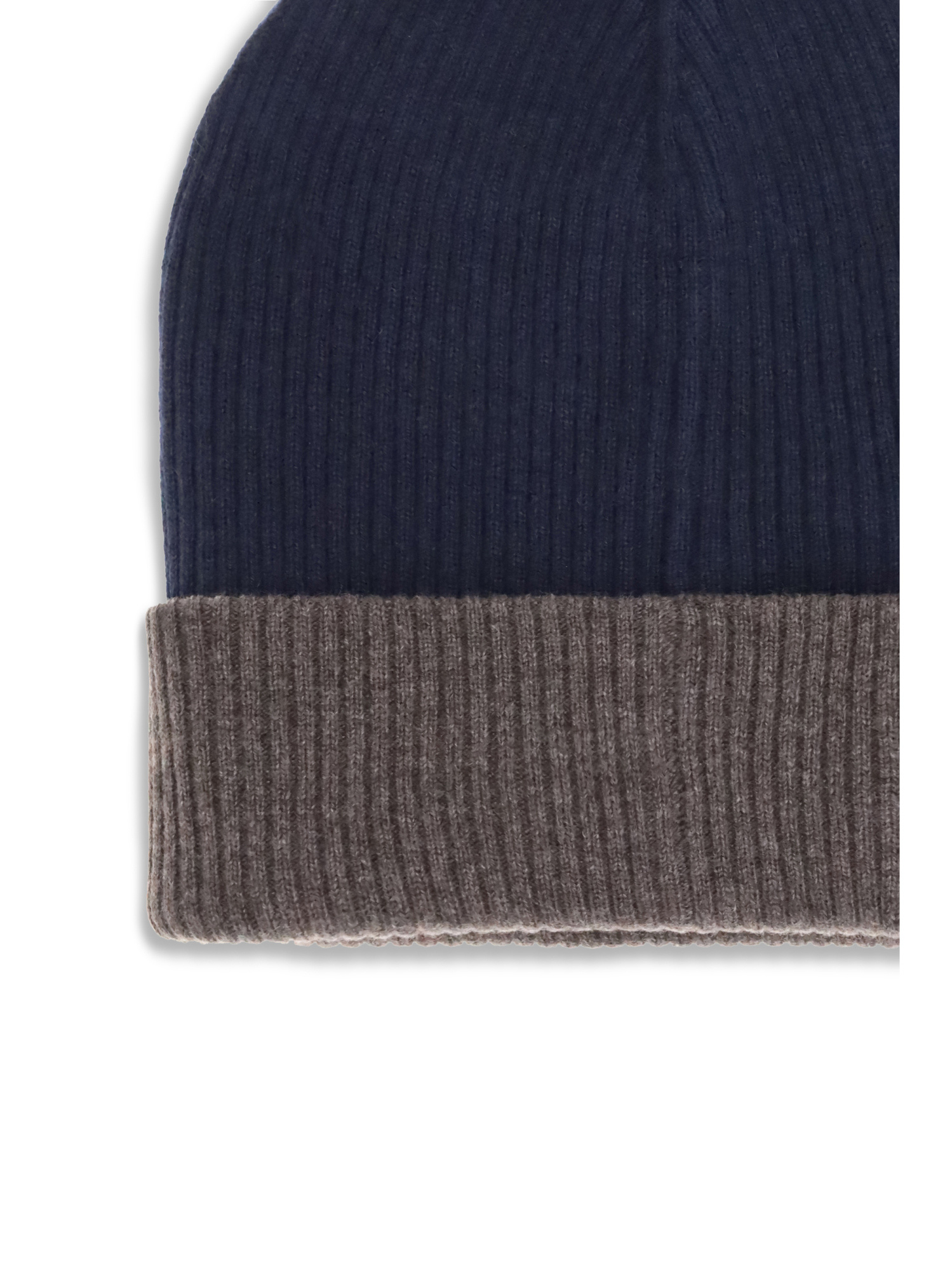 Brunello Cucinelli Ribbed Cashmere Beanie In Black