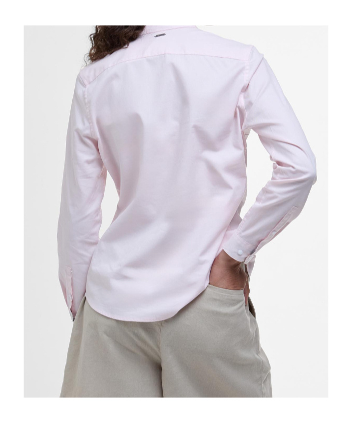 Barbour Derwent Long-sleeved Shirt In Pink
