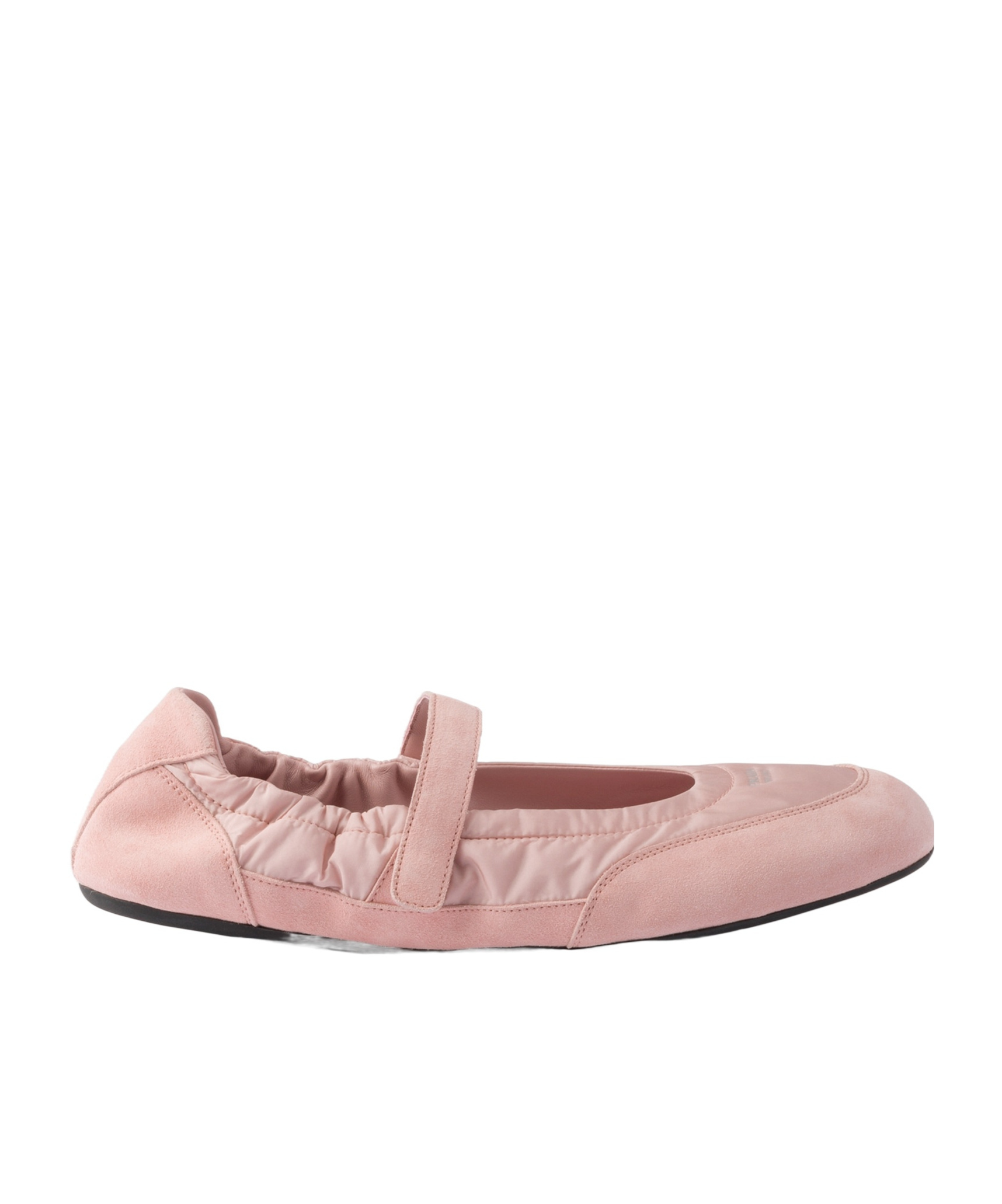 Prada Women Collapse Re-nylon And Suede Leather Sneakers In Multi