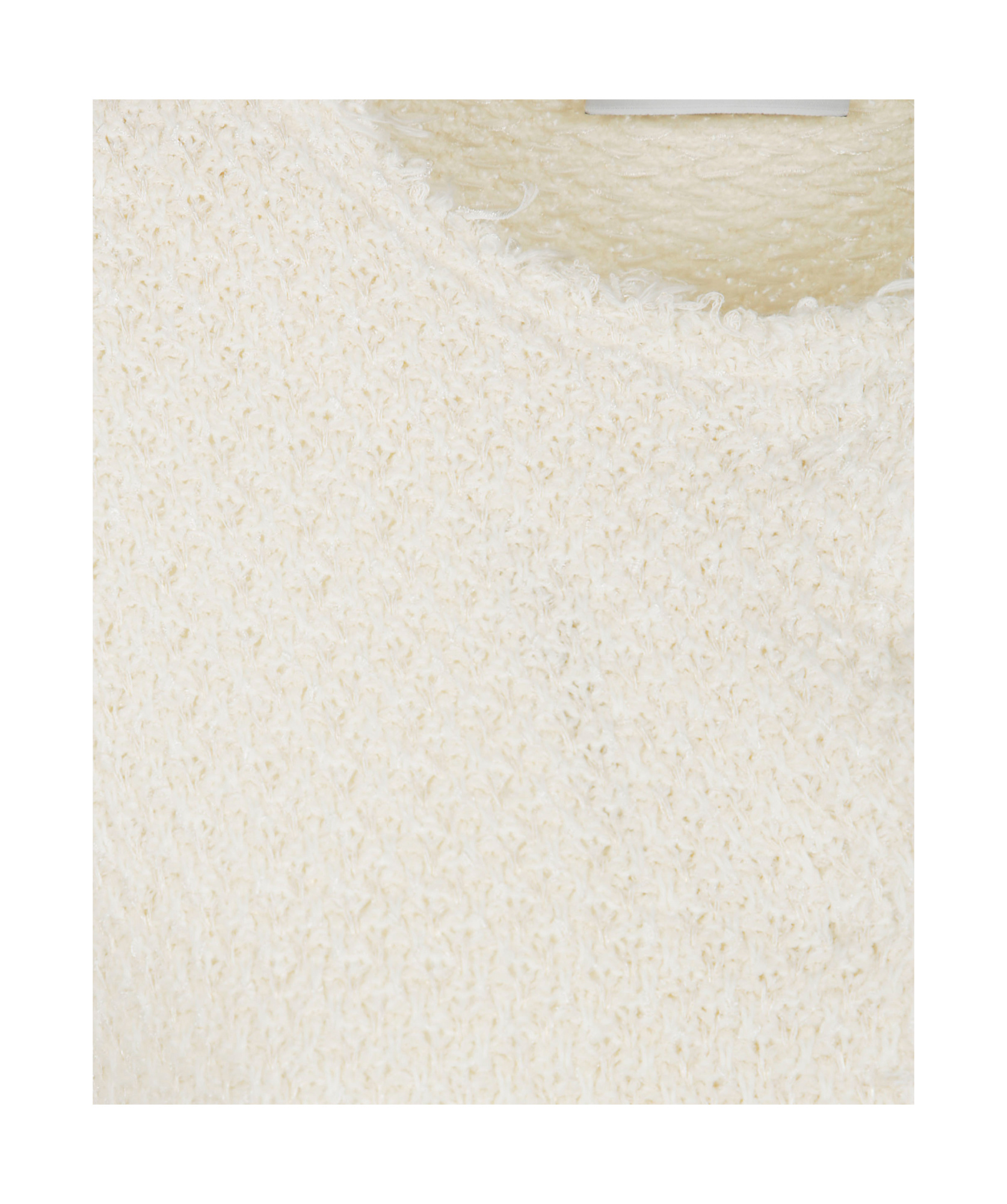 Baserange Round Neck Jacket In Milk