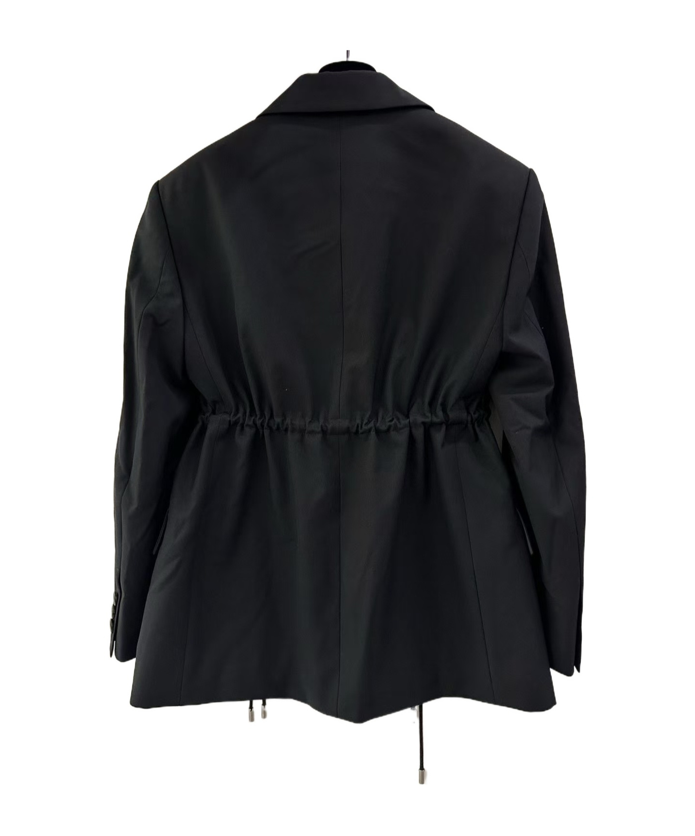 We11 Done Notched Lapel Blazer In Black