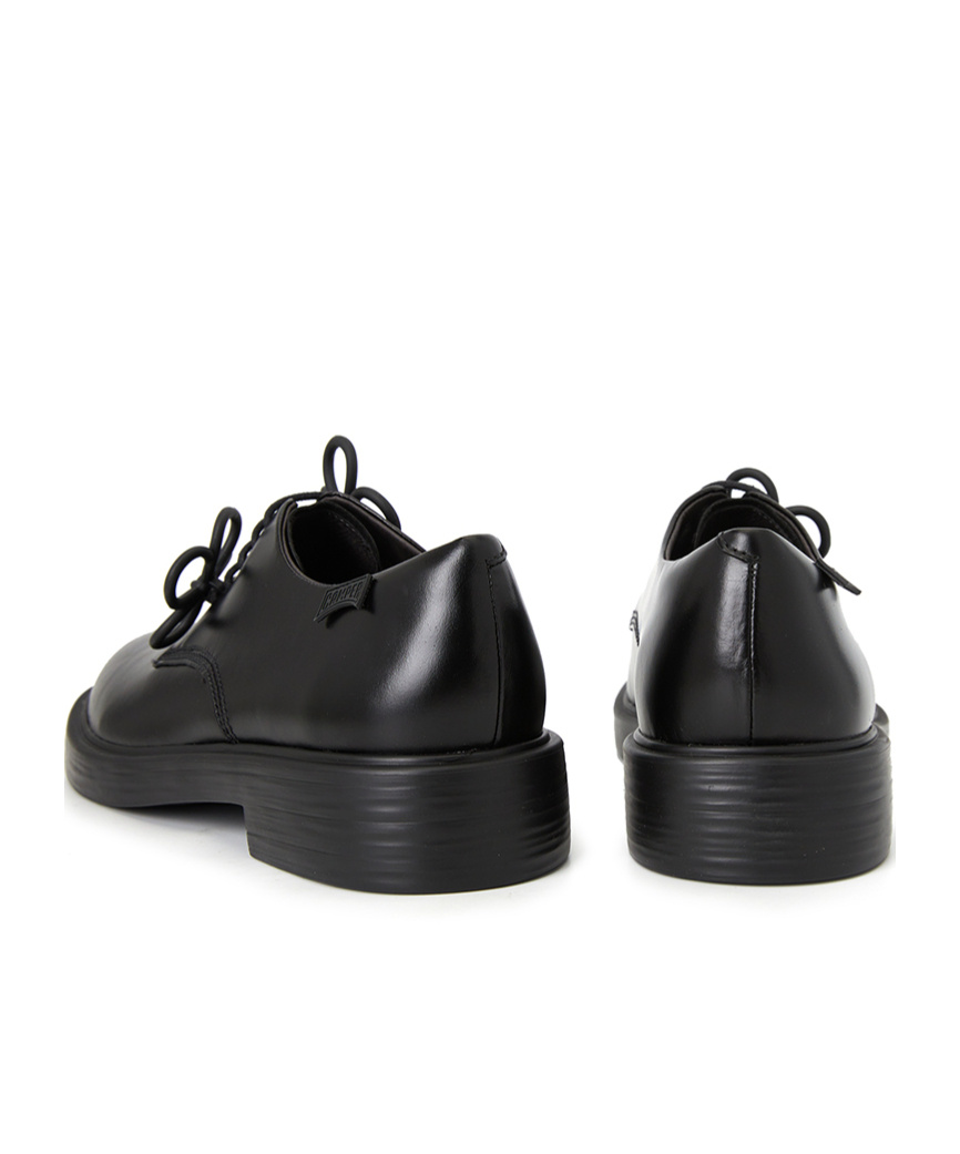 Camper Dean Floral-lace Brogues In Black