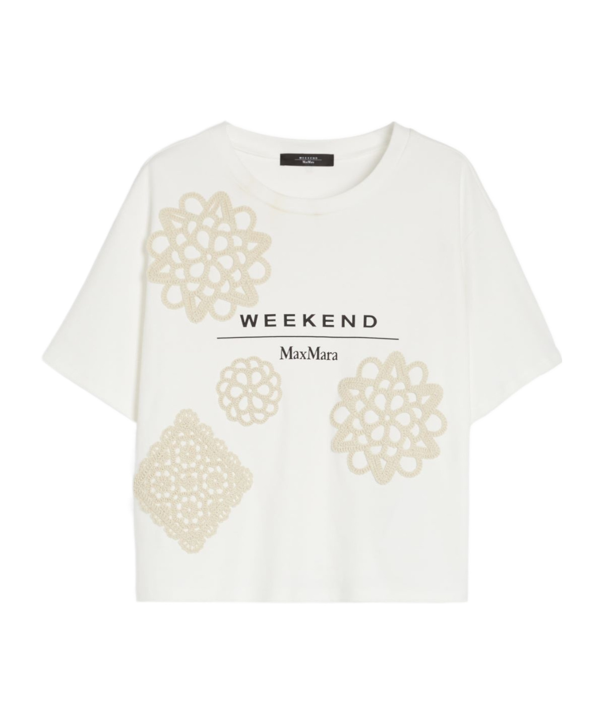 Weekend Max Mara Short-sleeved T-shirt In White