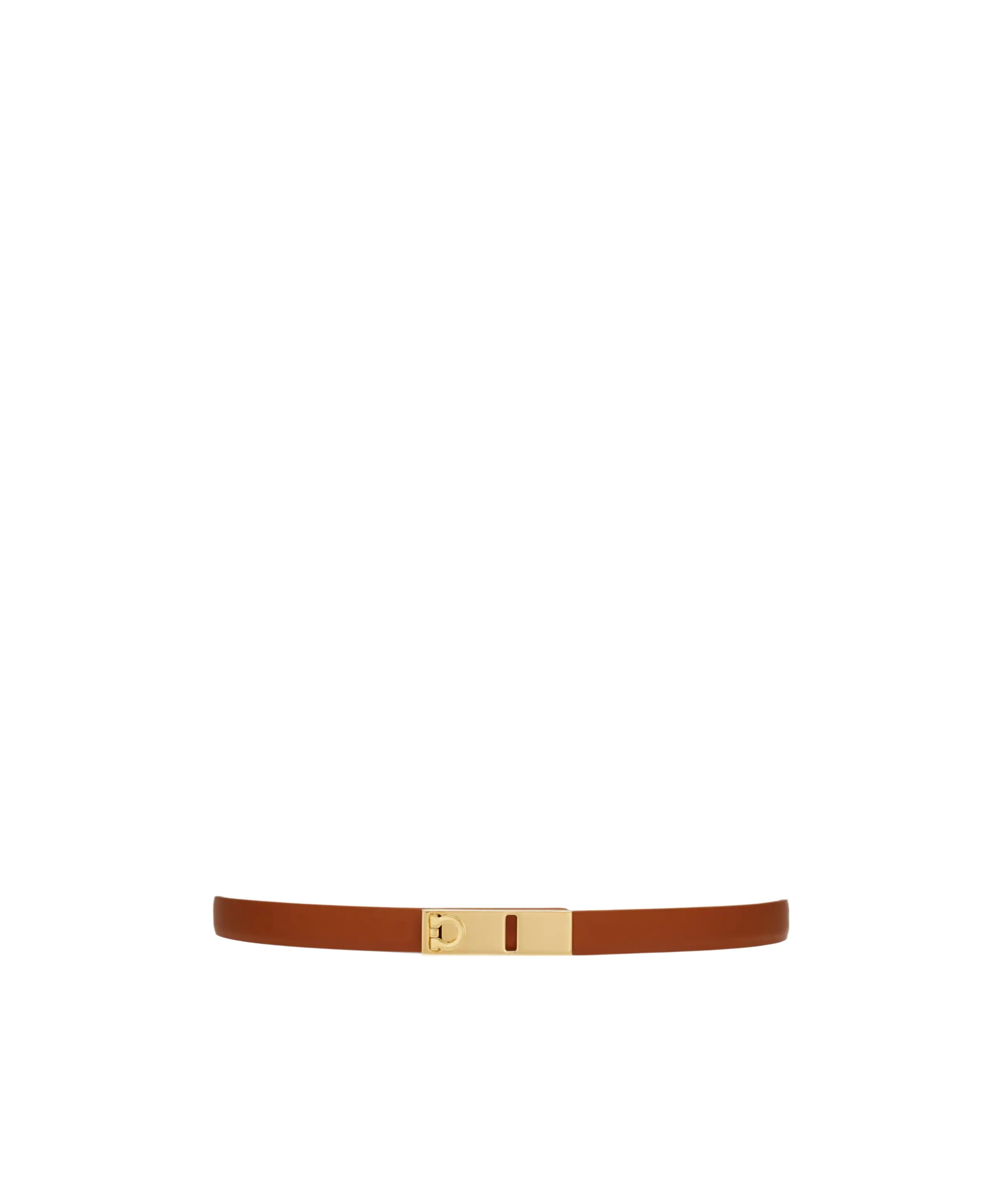 Ferragamo Adjustable Waist Belt In Brown