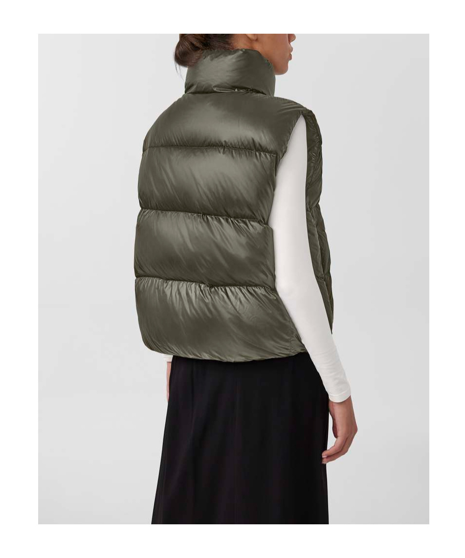 Canada Goose Sleevless Down Vest In Green